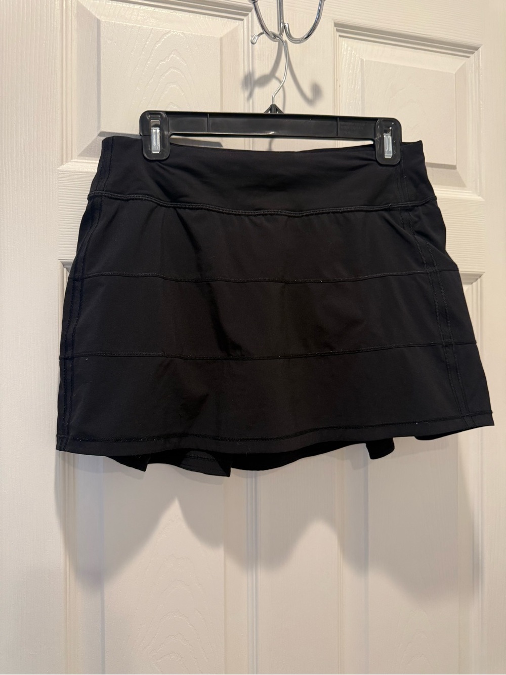 lululemon athletica Black Athletic Skort with Built-In Shorts